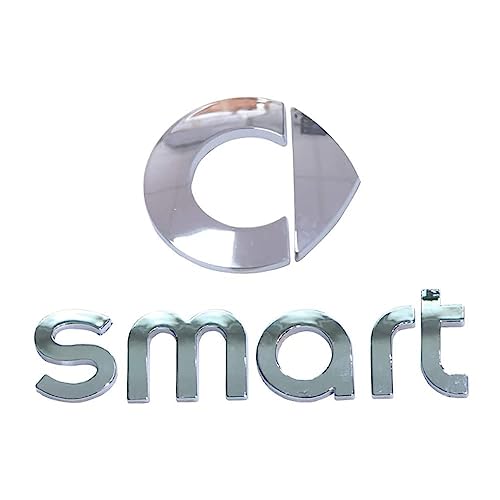 abrupt Logo Auto Emblem für Smart Fortwo Forfour, Abzeichen Logo Buchstaben Wort Emblem Aufkleber, Zeichen Emblem Logo Abzeichen Sticker Abziehbilder,A Silver abrupt Logo Auto Emblem für Smart Fortwo Forfour, Abzeichen Logo Buchstaben Wort Emblem Aufkleber, Zeichen Emblem Logo Abzeichen Sticker Abziehbilder,A Silver von abrupt