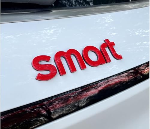 abrupt Logo Auto Emblem für Smart forfour fortwo, Abzeichen Logo Buchstaben Wort Emblem Aufkleber, Zeichen Emblem Logo Abzeichen Sticker Abziehbilder,A Red abrupt Logo Auto Emblem für Smart forfour fortwo, Abzeichen Logo Buchstaben Wort Emblem Aufkleber, Zeichen Emblem Logo Abzeichen Sticker Abziehbilder,A Red von abrupt