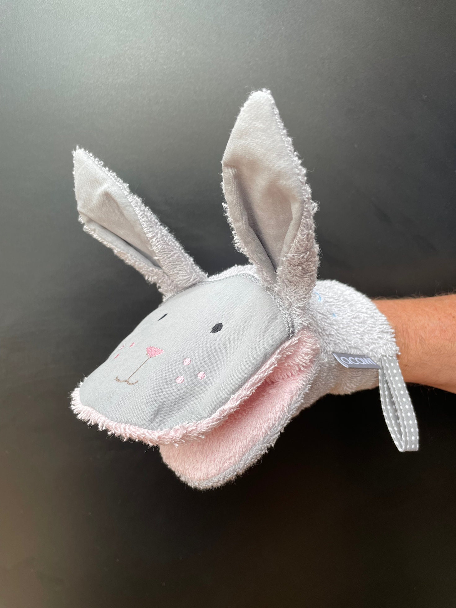 Hase, Spiel - Und Waschhandschuh/Personalisierbar Hase, Spiel - Und Waschhandschuh/Personalisierbar von acawi