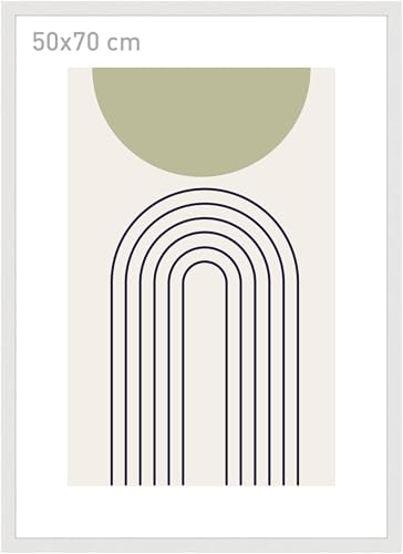 accent by nielsen Bilderrahmen, 50 x 70 cm, Holz, Weiß, Posterrahmen zum Aufhängen im Hoch- & Querformat, Echtglas, Velino accent by nielsen Bilderrahmen, 50 x 70 cm, Holz, Weiß, Posterrahmen zum Aufhängen im Hoch- & Querformat, Echtglas, Velino von accent by nielsen