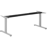 actiforce STEELFORCE 1050 elektrisch höhenverstellbares Schreibtischgestell silber ohne Tischplatte, T-Fuß-Gestell silber 115,0 - 175,0 x 75,0 cm von actiforce