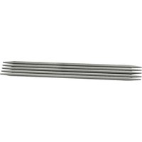 addi Strumpfstricknadeln, Aluminium, 20 cm, Stärke 2,0 - Stärke 3,5 von Grau