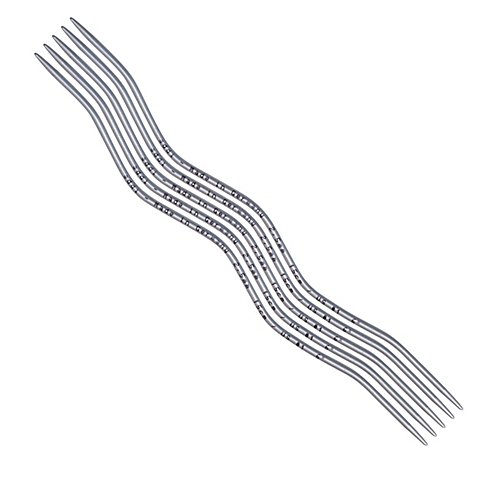 addi Strumpfstricknadeln "CraSySnake Lace", Aluminium, 15 cm von addi