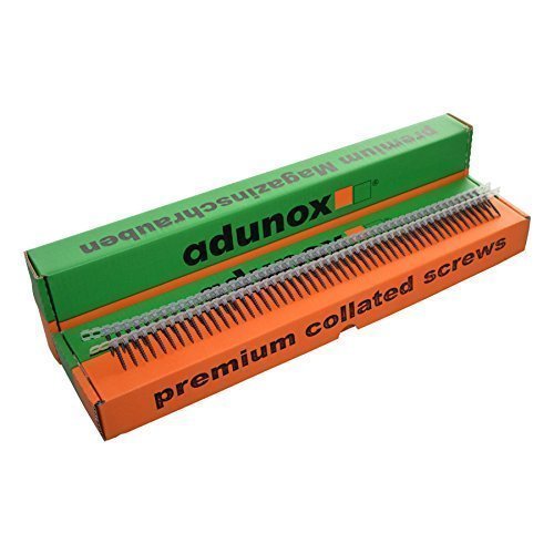 adunox Gurtmagazinschrauben / Magazinschrauben 3,9 x 25 mm mit Grobgewinde 1VE (1000St) von adunox