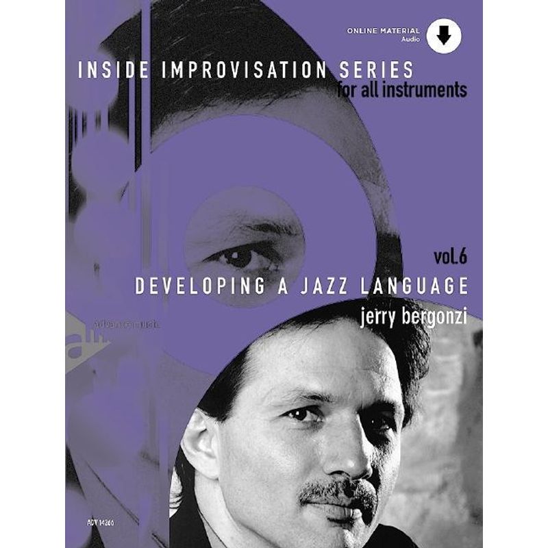Developing A Jazz Language, Melodie-Instrumente, W. Audio-Cd - Jerry Bergonzi, Geheftet von advance music