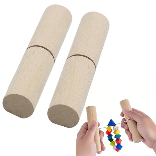 2 Stück verbesserte Knotengreifer zum Festziehen von Silikonperlen, Armbändern, Schlüsselanhängern, Armbändern, Holzperlenknotenwerkzeugen 2 Stück verbesserte Knotengreifer zum Festziehen von Silikonperlen, Armbändern, Schlüsselanhängern, Armbändern, Holzperlenknotenwerkzeugen von aeloer