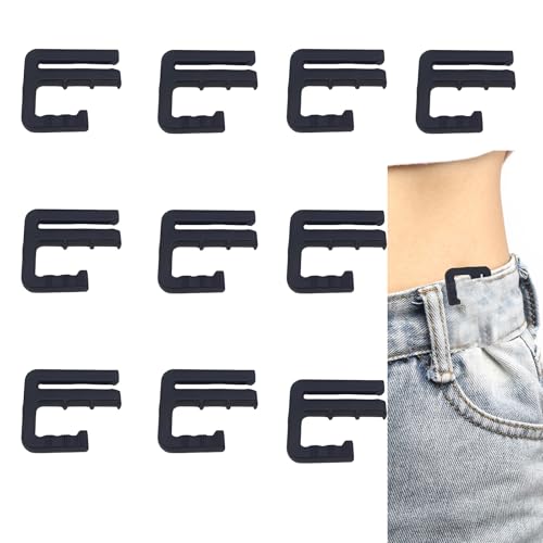 10 StüCk Verstellbare Nagelfreie Taillenschnallen, Hosenbund Enger Machen Clip,Hosen Expander Button, NäHfreiknopf Button Pins Abnehmbarer Jeansknopf Hosen Clips Schwarz 10 StüCk Verstellbare Nagelfreie Taillenschnallen, Hosenbund Enger Machen Clip,Hosen Expander Button, NäHfreiknopf Button Pins Abnehmbarer Jeansknopf Hosen Clips Schwarz von afhgdjr
