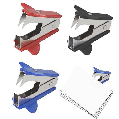 3 PCS Entklammerer,klammerentferner,heftklammerentferner,brieföffner,stapler,Rot, Blau, Schwarz,Geeignet für den Täglichen Gebrauch im Büro und zu Hause 3 PCS Entklammerer,klammerentferner,heftklammerentferner,brieföffner,stapler,Rot, Blau, Schwarz,Geeignet für den Täglichen Gebrauch im Büro und zu Hause von afhgdjr