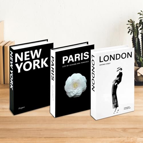 3 Stück Deko Bücher für Heimdekor, Montagefrei, Kartonschachtel nur Gefälschte Bücher, Display Bücher für Couchtisch/Regale, Dekobücher für Büro, Keine Seiten 3 Stück Deko Bücher für Heimdekor, Montagefrei, Kartonschachtel nur Gefälschte Bücher, Display Bücher für Couchtisch/Regale, Dekobücher für Büro, Keine Seiten von agctrler