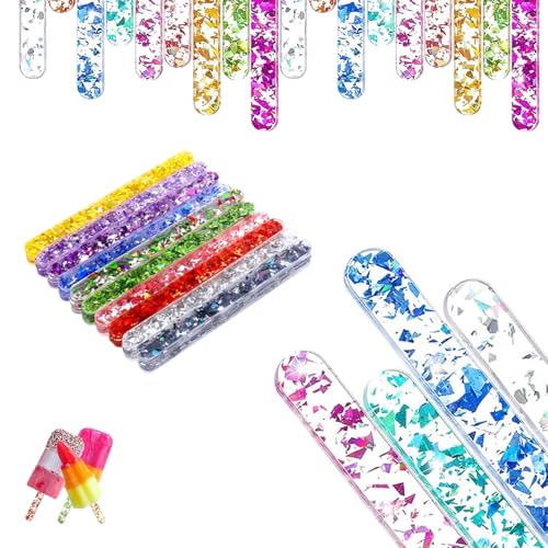 50 Pcs Eisstiele Zum Basteln, Eisstäbchen Für Kinderpartys Und Familienbackprojekte Kreative Dessertkreationen DIY Kuchen Und Eiscreme von agogue