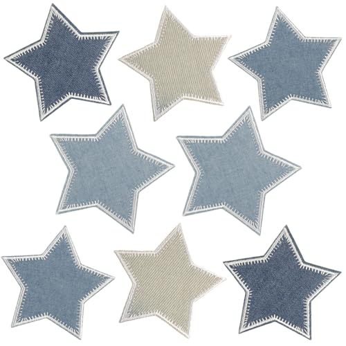 8 Stück Patches zum Aufbügeln, Flicken zum Aufbügeln Kinder, Sternmuster Bügelflicken Kinder, DIY Dekoration Geeignet für Jacke Jeans T Shirts Hüte und Rucksäcke 8 Stück Patches zum Aufbügeln, Flicken zum Aufbügeln Kinder, Sternmuster Bügelflicken Kinder, DIY Dekoration Geeignet für Jacke Jeans T Shirts Hüte und Rucksäcke von agogue