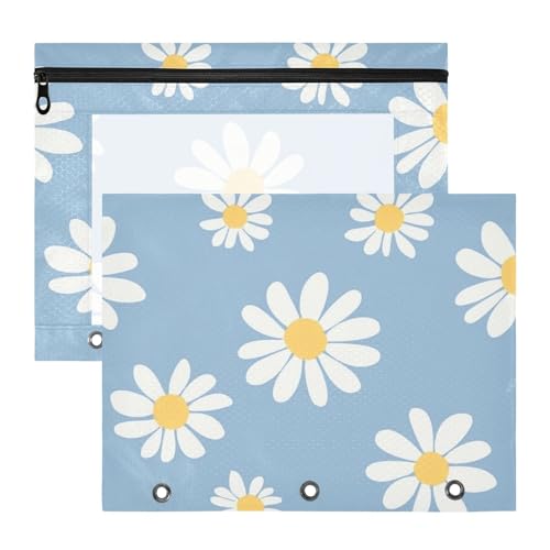 Bindertaschen, bezaubernder Kunststoff-Aktenordner für A4-Papier, Briefe, 2 Stück, Lehrer, Schulbedarf, Blumen, Blau Bindertaschen, bezaubernder Kunststoff-Aktenordner für A4-Papier, Briefe, 2 Stück, Lehrer, Schulbedarf, Blumen, Blau von aidingzhi