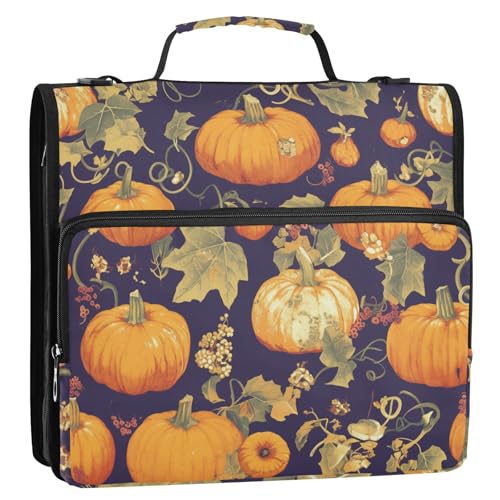 Dokumenten-Organizer-Tasche mit Reißverschluss, mehrere Taschen, Reißverschlussbuch für die Schule, 3,8 cm, 3 Ringe mit Schultergurt und Griff (prop4), Schulbedarf von aidingzhi