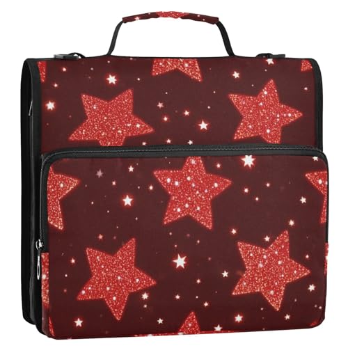 Dokumenten-Organizer mit Reißverschluss, mehrere Taschen, stabiler Reißverschluss, Ordner für Büro, Schule, 3,8 cm, 3 Ringe mit Schultergurt (prop4), Schulbedarf von aidingzhi