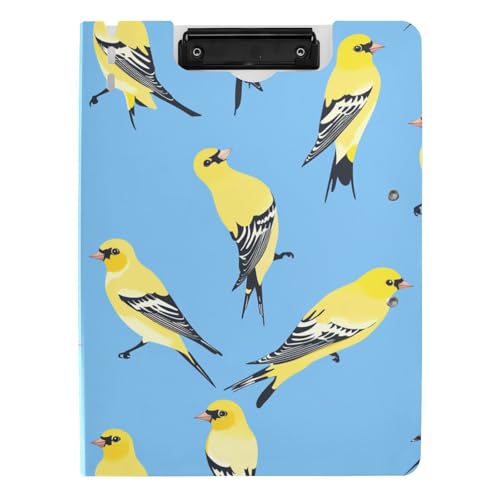 Faltbares Klemmbrett Sweet American Goldfinch Birds Blue A4 Klemmbrett Folio Doppelte Metallclips Stifthalter Schule Klemmbrett mit Deckel Faltbares Klemmbrett Sweet American Goldfinch Birds Blue A4 Klemmbrett Folio Doppelte Metallclips Stifthalter Schule Klemmbrett mit Deckel von aidingzhi
