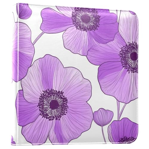 Fotoalben, PU-Leder, violette Blumen, Weiß, selbstklebend Fotoalben, PU-Leder, violette Blumen, Weiß, selbstklebend von aidingzhi