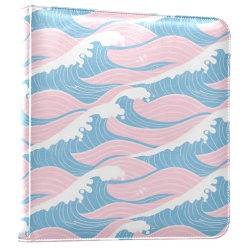 Fotoalbum aus PU-Leder, Rosa, Blau, japanische Wellen, Fotoalben, Kinderfotoalbum, selbstklebend Fotoalbum aus PU-Leder, Rosa, Blau, japanische Wellen, Fotoalben, Kinderfotoalbum, selbstklebend von aidingzhi
