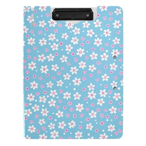 Gefaltetes Klemmbrett Blumen A4 Klemmbrett Folio Zwei Metallclips Stifthalter Schule Klemmbrett mit Deckel von aidingzhi