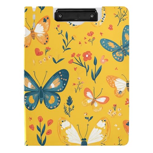 Gefaltetes Klemmbrett Cartoon Niedlicher Schmetterling Gelb A4 Klemmbrett mit Ordner Doppelclips Stifthalter Schule Klemmbrett mit Abdeckung Gefaltetes Klemmbrett Cartoon Niedlicher Schmetterling Gelb A4 Klemmbrett mit Ordner Doppelclips Stifthalter Schule Klemmbrett mit Abdeckung von aidingzhi