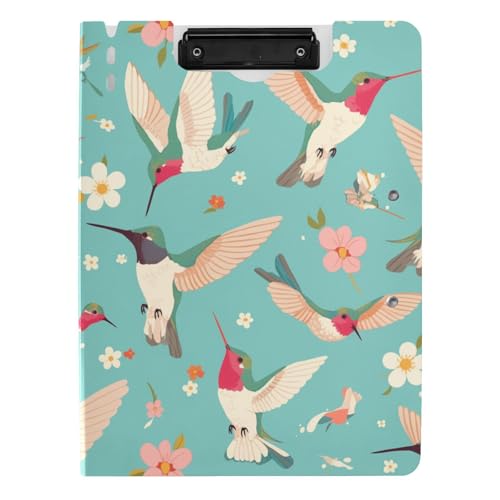 Gefaltetes Klemmbrett Kolibri, Sommer, A4, Klemmbrett, Binderfolio, doppelte Metallklammern, Stifthalter, Still-Clipboard mit Abdeckung Gefaltetes Klemmbrett Kolibri, Sommer, A4, Klemmbrett, Binderfolio, doppelte Metallklammern, Stifthalter, Still-Clipboard mit Abdeckung von aidingzhi