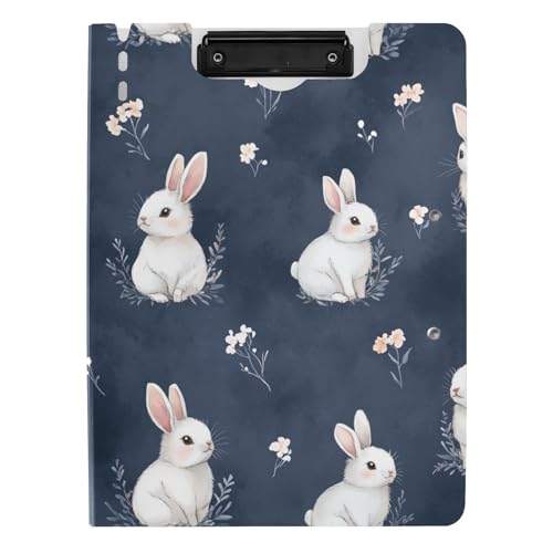 Klemmbrett-Mappe, Cartoon, lustiger Hase, Marineblau, A4, Klemmbrett, Folio, Doppel-Clips, Stifthalter, Still-Clipboard mit festem Einband Klemmbrett-Mappe, Cartoon, lustiger Hase, Marineblau, A4, Klemmbrett, Folio, Doppel-Clips, Stifthalter, Still-Clipboard mit festem Einband von aidingzhi