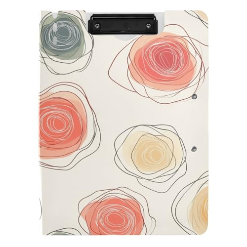 Klemmbrett mit Mappe, rosa, bunt, A4, Clipfolio, Doppelklammern, Stifthalter, Büro-Klemmbrett mit festem Einband Klemmbrett mit Mappe, rosa, bunt, A4, Clipfolio, Doppelklammern, Stifthalter, Büro-Klemmbrett mit festem Einband von aidingzhi