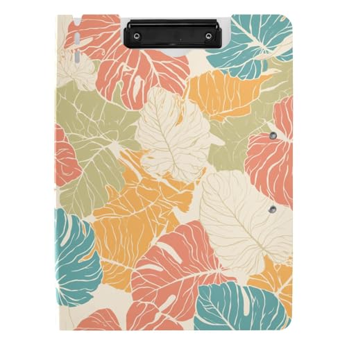 Ordner-Klemmbrett mit Aufbewahrung, beige, einfache Palmenblätter, A4-Klemmbrett, Folio, horizontal und vertikal, Doppel-Clips, Still-Clipboard mit Abdeckung Ordner-Klemmbrett mit Aufbewahrung, beige, einfache Palmenblätter, A4-Klemmbrett, Folio, horizontal und vertikal, Doppel-Clips, Still-Clipboard mit Abdeckung von aidingzhi
