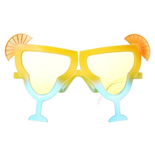aieibuy Party-Brillen, hawaiianische lustige Kunststoff-Sonnenbrille, Sommer-Party-Dekor, Partyzubehör für Teenager, Partyzubehör, Hawaii-Party-Sonnenbrille, Erwachsenen-Partygeschenk für Teenager, von aieibuy
