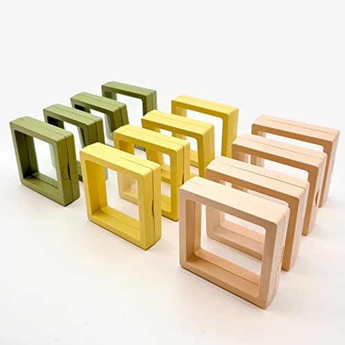 ailison 3D-Präsentationsständer, Schmuckkästchen, Geschenkbox, Ornament-Organizer, kleine Reise-Schmuckschatulle, PE-Folie, Antioxidation, hängende Displaybox, stapelbar, 12 Stück (7,5 x 7,5 cm, Typ 2 ailison 3D-Präsentationsständer, Schmuckkästchen, Geschenkbox, Ornament-Organizer, kleine Reise-Schmuckschatulle, PE-Folie, Antioxidation, hängende Displaybox, stapelbar, 12 Stück (7,5 x 7,5 cm, Typ 2 von ailison