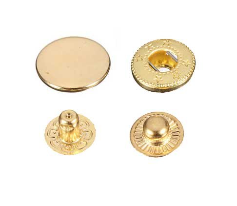 airbrush-city Druckknöpfe Knöpfe Kleidung 10mm Metall 250 Stück Gold Snaps Button von airbrush-city
