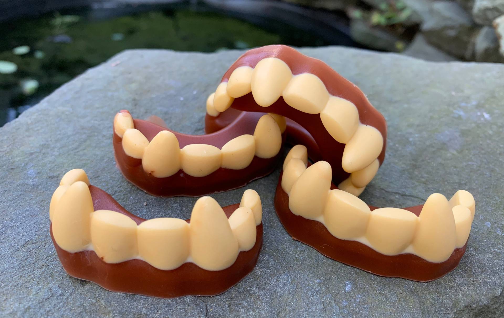 Kinderseife - Werwolfzähne Eine Ajsweetsoap Exklusiv Halloween Reißzahnseife Teeth Soap Novelty Party Favor von ajsweetsoap