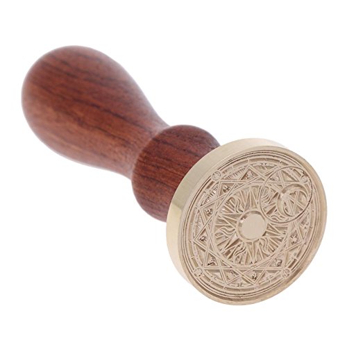 Retro Wood Stamp Magic Array Seal Wax Antique Stamp with Beech Handle（A） von akaddy