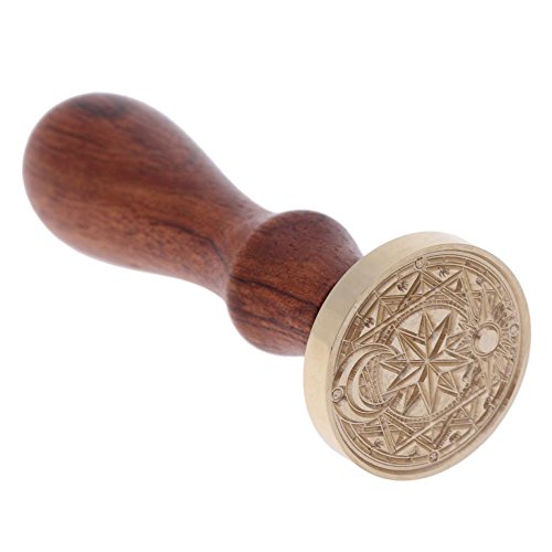 Retro Wood Stamp Magic Array Seal Wax Antique Stamp with Beech Handle（D） von akaddy