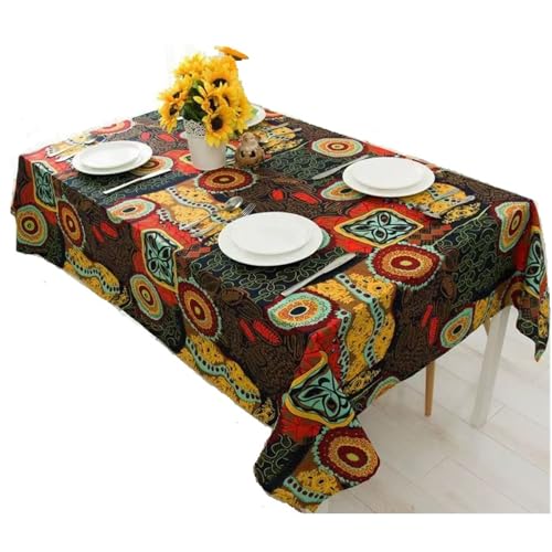akerda Bodhi Tischdecke, Baumwolle, Leinen, Western-Tischdecke, Staubtuch, 120 x 120 cm akerda Bodhi Tischdecke, Baumwolle, Leinen, Western-Tischdecke, Staubtuch, 120 x 120 cm von akerda
