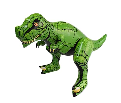Aufblasbare Luftballons Dinosaurier groß - Indoor & Outdoor Spielzeug für Kinder | Dekoration & lustiges Spiel - Das Jura Abenteuer zum Aufblasen! (grün) von al badil