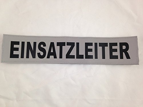 EINSATZLEITER 3M Rückenschild 38x8cm matt silber EINSATZLEITER 3M Rückenschild 38x8cm matt silber von alarmtrakt.de