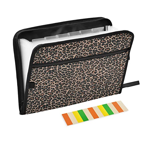 ALAZA Erweiterbare Aktenmappe mit Leopardenmuster, Gepardenmuster, Aufbewahrungsbox, Ordner, 13 Taschen, Reißverschluss, Aktenordner für Dokumente zu Hause oder im Büro ALAZA Erweiterbare Aktenmappe mit Leopardenmuster, Gepardenmuster, Aufbewahrungsbox, Ordner, 13 Taschen, Reißverschluss, Aktenordner für Dokumente zu Hause oder im Büro von alaza