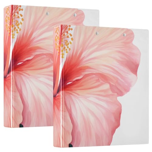 Ringbuch mit 3 Ringen, rote Hibiskusblume, Aquarell, 3,8 cm, 3,8 cm, 3 Ringbücher mit Klemmbrett, passend für 21,6 x 27,9 cm, 3 transparente Innenfächer aus PVC für Bürobedarf Ringbuch mit 3 Ringen, rote Hibiskusblume, Aquarell, 3,8 cm, 3,8 cm, 3 Ringbücher mit Klemmbrett, passend für 21,6 x 27,9 cm, 3 transparente Innenfächer aus PVC für Bürobedarf von alaza