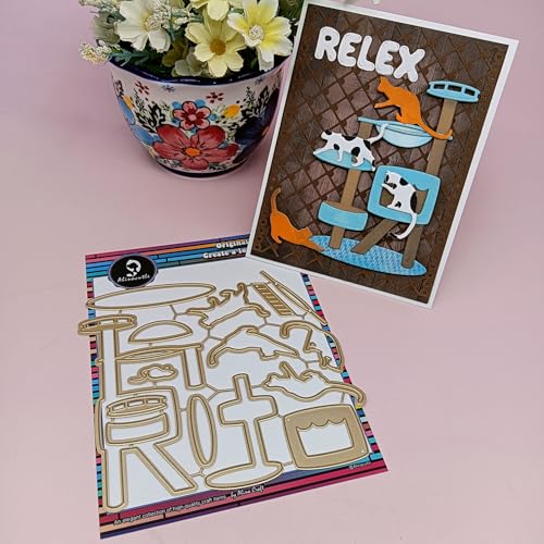 1 x Kratzbaum-Metall-Stanzform für handgefertigte Kartenherstellung, Scrapbooking, Album, Papier, Weihnachtsgeschenk, Urlaubsdekoration, handgefertigte Vorlage. alinacutle von alinacutle