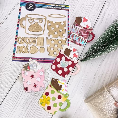 Alinacutle 1 Set Stanzformen aus Metall für handgefertigte Kartenherstellung, Scrapbooking, Album, Papier, Weihnachtsgeschenk, Urlaubsdekoration, handgefertigte Vorlage alinacutle Alinacutle 1 Set Stanzformen aus Metall für handgefertigte Kartenherstellung, Scrapbooking, Album, Papier, Weihnachtsgeschenk, Urlaubsdekoration, handgefertigte Vorlage alinacutle von alinacutle