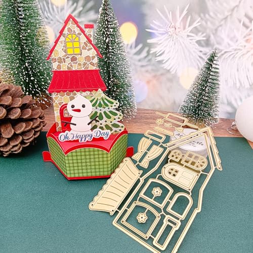 Alinacutle Metall-Stanzform mit Aufschrift "Merry Christmas", für Papierhandwerk, handgefertigte Karten, DIY-Fotoalben, Geschenk und Scrapbooking, Tagebuch, Planer, Abenteuerbuch-Vorlage von alinacutle