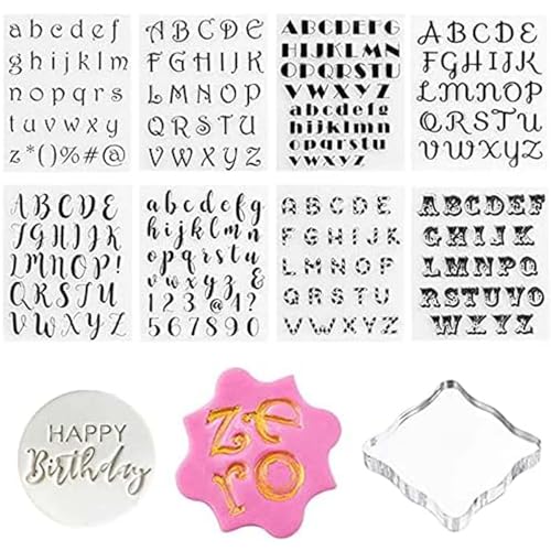 9 Stück Alphabet Kuchen Stempel Werkzeug Fondant Cookie Keksformen Backen Werkzeuge 9 Stück Alphabet Kuchen Stempel Werkzeug Fondant Cookie Keksformen Backen Werkzeuge von alladaga