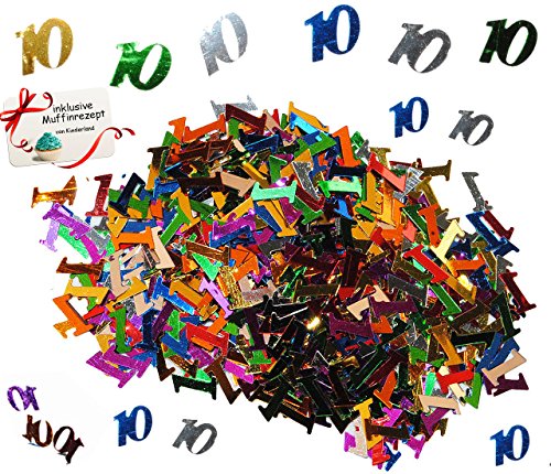 alles-meine.de GmbH 1000 TLG. Set Streumotive Zahl 10 - zehn - Konfetti Deko Streukonfetti Zahlen Geburtstag zum Jubiläum alles-meine.de GmbH 1000 TLG. Set Streumotive Zahl 10 - zehn - Konfetti Deko Streukonfetti Zahlen Geburtstag zum Jubiläum von alles-meine.de GmbH
