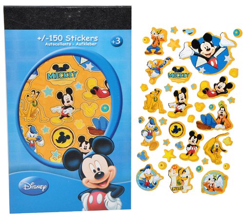 alles-meine.de GmbH 150tlg. XL - Set Sticker/Aufkleber - Mickey Mouse - Kinder Kind klein bunt Maus z.B. für Stickeralbum Stickerblock alles-meine.de GmbH 150tlg. XL - Set Sticker/Aufkleber - Mickey Mouse - Kinder Kind klein bunt Maus z.B. für Stickeralbum Stickerblock von alles-meine.de GmbH