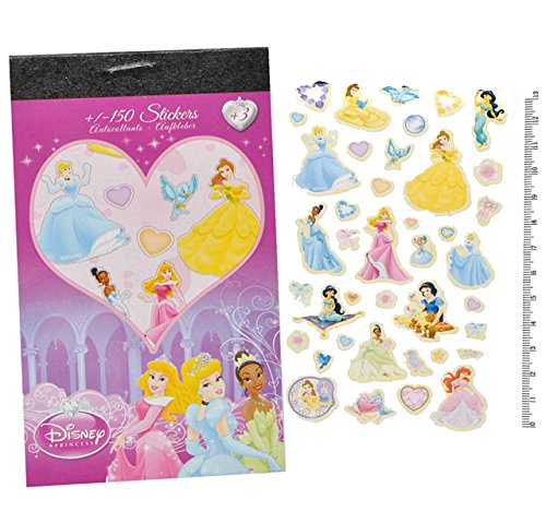 150tlg. XL - Set Sticker/Aufkleber - für Mädchen - Disney Minnie Mouse Pooh Tinkerbell Princess bunt/z.B. für Stickeralbum Stickerblock - Stickerbuch von alles-meine.de GmbH