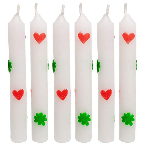 18 TLG. Set kleine Kerzen - Geburtstagskerzen - 9 cm - ideal für Geburtstagsring/Geburtstagszug - Kind Steckkerzen Geburtstagskerze Klee - Kleeblatt - Her.. 18 TLG. Set kleine Kerzen - Geburtstagskerzen - 9 cm - ideal für Geburtstagsring/Geburtstagszug - Kind Steckkerzen Geburtstagskerze Klee - Kleeblatt - Her.. von alles-meine.de GmbH