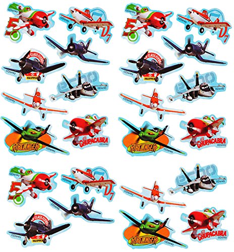 24 tlg. Set Aufkleber/Sticker - " Disney Planes - Flugzeuge Dusty " - selbstklebend - für Jungen - Flugzeug Stickerset Kinder - z.B. für Stickeralbum/Fi.. von alles-meine.de GmbH