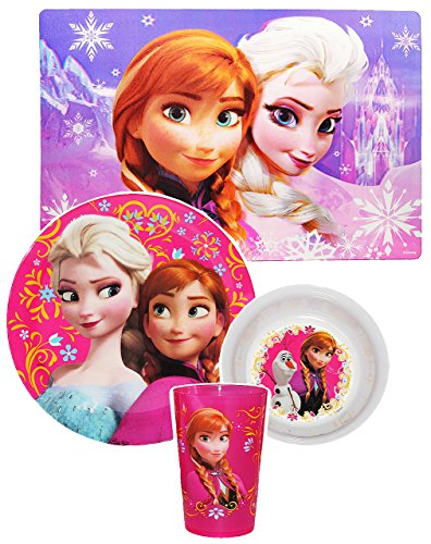 4 tlg. Geschirrset " die Eiskönigin - Frozen " - Melamin - Trinkbecher + Teller + Müslischale + Platzdeckchen - Kindergeschirr - Frühstücksset Mädchen - für K.. 4 tlg. Geschirrset " die Eiskönigin - Frozen " - Melamin - Trinkbecher + Teller + Müslischale + Platzdeckchen - Kindergeschirr - Frühstücksset Mädchen - für K.. von alles-meine.de GmbH