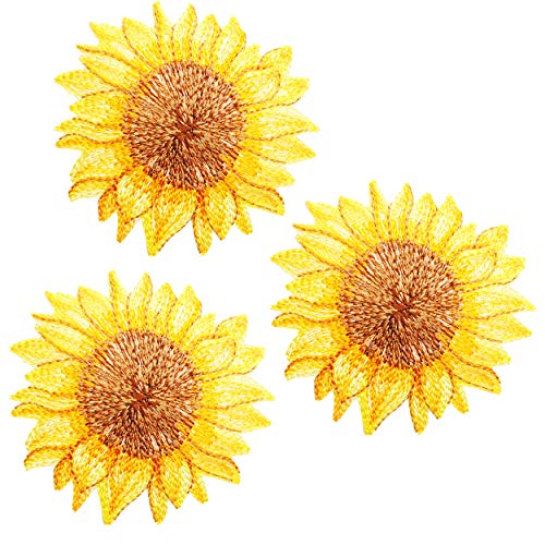 alles-meine.de GmbH 6 Stück Bügelbilder/Applikation/Aufbügler - große XL - Sonnenblume/Blüte - 6,8 cm * 6,6 cm - Aufnäher/gewebte Flicken - zum Aufbügeln Aufkleben Aufn.. alles-meine.de GmbH 6 Stück Bügelbilder/Applikation/Aufbügler - große XL - Sonnenblume/Blüte - 6,8 cm * 6,6 cm - Aufnäher/gewebte Flicken - zum Aufbügeln Aufkleben Aufn.. von alles-meine.de GmbH
