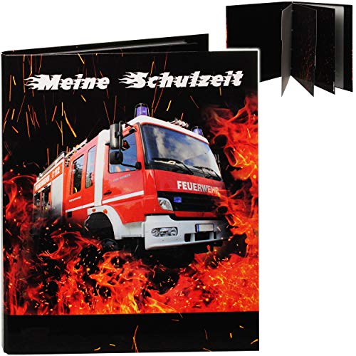A4 - Ringbuch/Zeugnisringbuch - Zeugnisse & Meine Schulzeit Feuerwehr Auto - incl. Einsteckseiten & Einlagen - ERWEITERBAR/Ordner - Zeugnismappe - Samme.. A4 - Ringbuch/Zeugnisringbuch - Zeugnisse & Meine Schulzeit Feuerwehr Auto - incl. Einsteckseiten & Einlagen - ERWEITERBAR/Ordner - Zeugnismappe - Samme.. von alles-meine.de GmbH